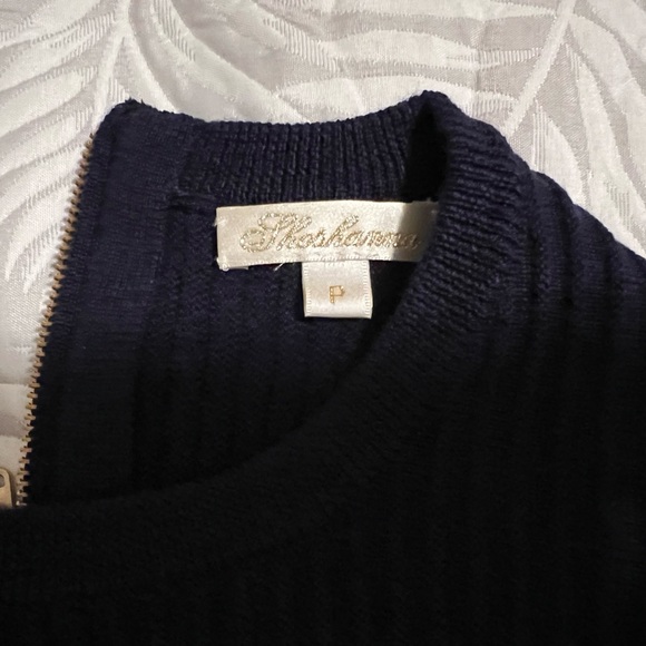 Shoshanna 100% merino wool blue dress. Size P. - Picture 5 of 7